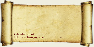 Milana Galjak vizit kartica